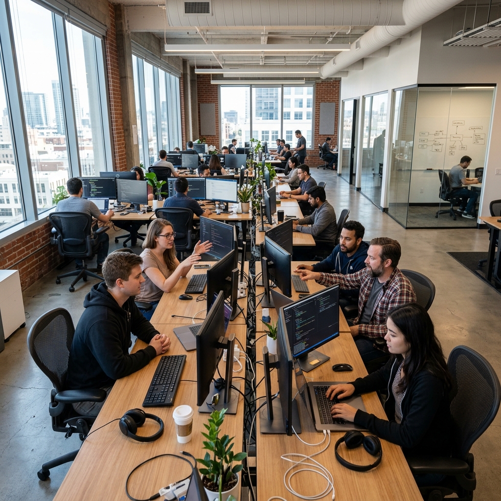 Behind the scenes at our office